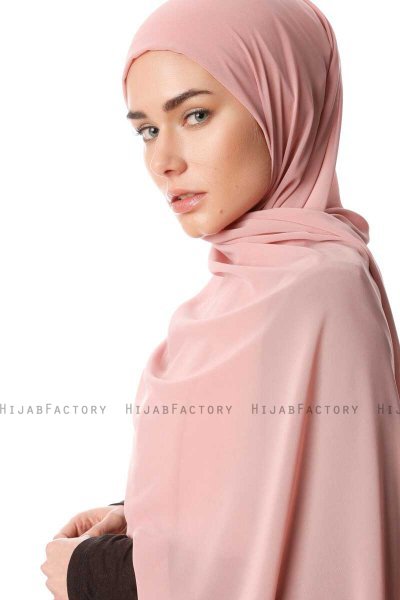Derya - Hijab Pratique Chiffon Saumon