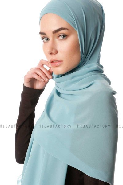Derya - Hijab Pratique Chiffon Menthe