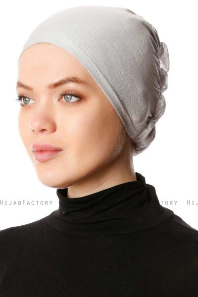 Dilara - Bonnet Gris Clair - Ecardin