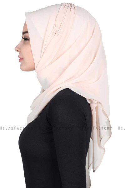Disa - Hijab Chiffon Pratique Beige