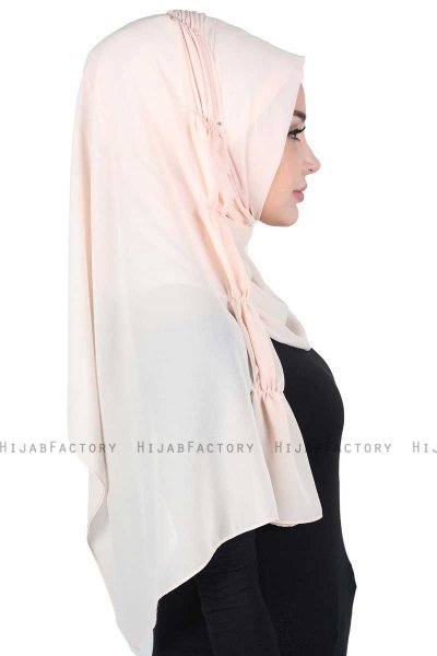Disa - Hijab Chiffon Pratique Beige