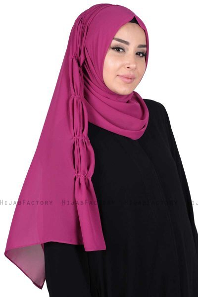 Disa - Hijab Chiffon Pratique Fuchsia