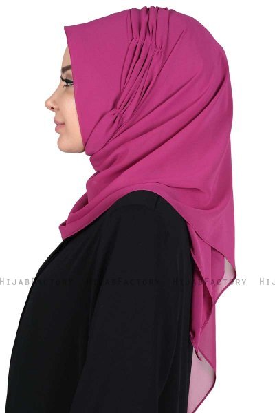 Disa - Hijab Chiffon Pratique Fuchsia