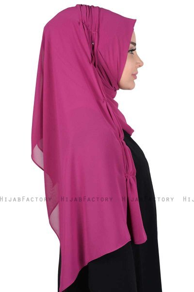 Disa - Hijab Chiffon Pratique Fuchsia