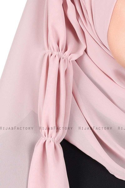 Disa - Hijab Chiffon Pratique Vieux Rose