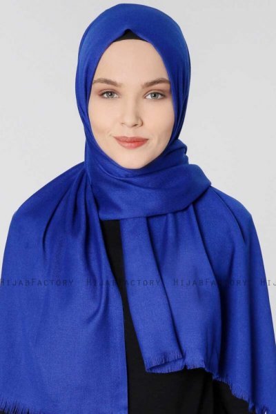 Ece Blå Pashmina Hijab Sjal Halsduk 400026a