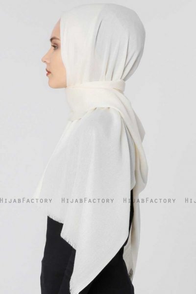 Ece Creme Pashmina Hijab Sjal Halsduk 400002d