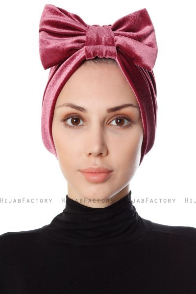 Ekin - Turban Rose Foncé