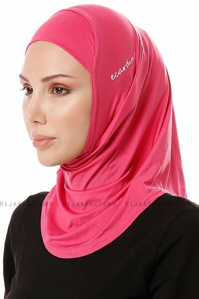 Elif - Hijab Sport Fuchsia - Ecardin