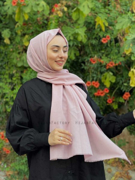 Ermina - Hijab Coton Vieux Rose - Mirach