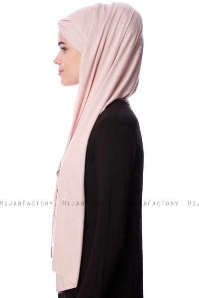 Eslem - Hijab Pile Jersey Vieux Rose - Ecardin