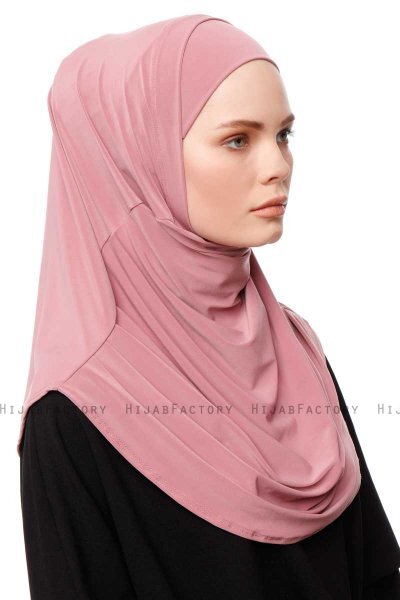 Esma - Hijab Amira Rose Foncé - Firdevs