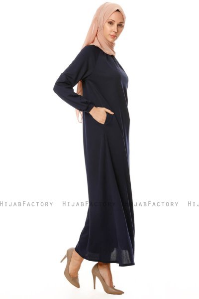 Esra - Robe Bleu Marin - Miss Halima