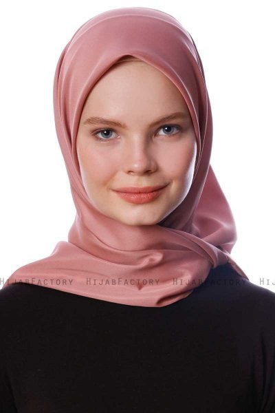 Eylul - Hijab Rayon Carré Vieux Rose