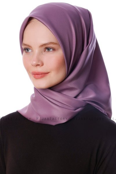 Eylul - Hijab Rayon Carré Violet