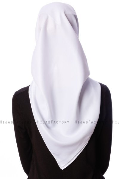 Eylul - Hijab Rayon Carré Blanc