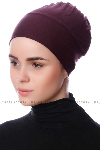 Fatma - Bonnet Prune - Özsoy
