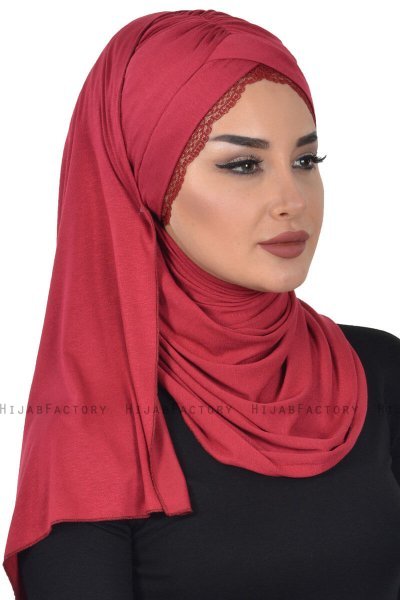 Filippa - Hijab Coton Pratique Bordeaux - Ayse Turban