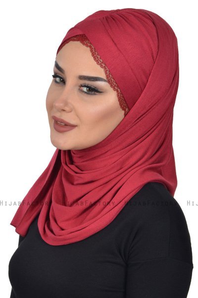 Filippa - Hijab Coton Pratique Bordeaux - Ayse Turban