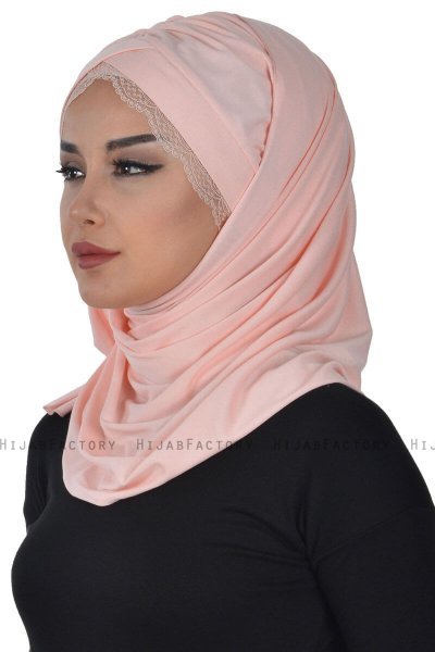 Filippa - Hijab Coton Pratique Vieux Rose - Ayse Turban
