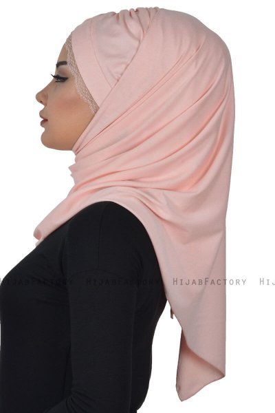 Filippa - Hijab Coton Pratique Vieux Rose - Ayse Turban
