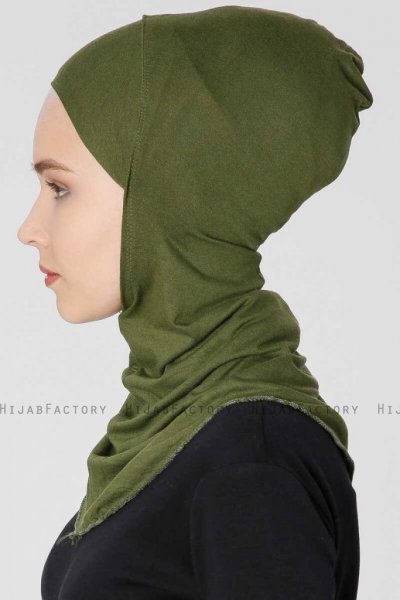 Filiz Khaki XL Ninja Hijab Underslöja Ecardin 200726c