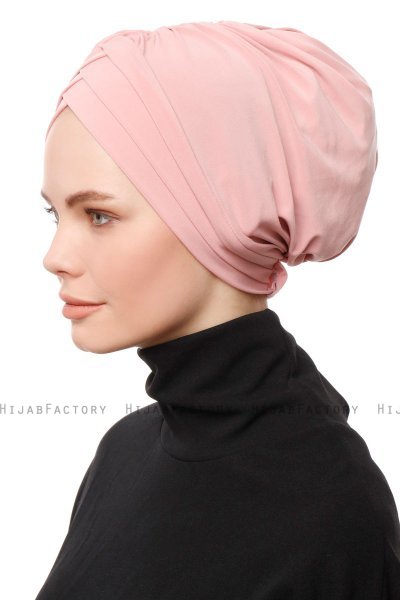 Gamze - Turban Vieux Rose