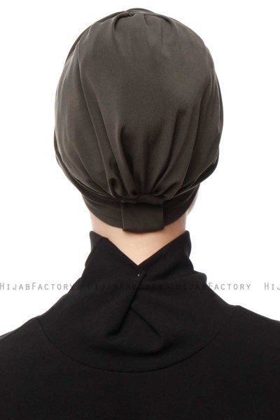 Gamze - Turban Kaki
