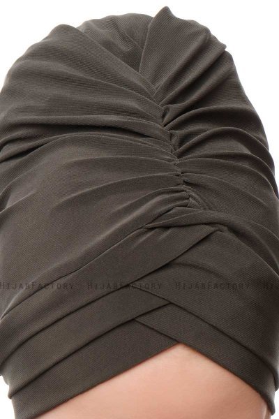 Gamze - Turban Kaki