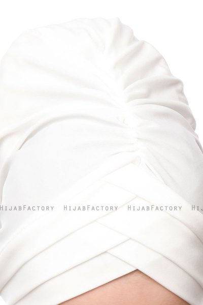 Gamze - Turban Blanc
