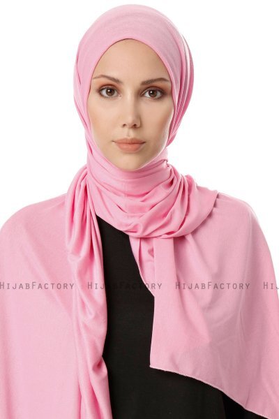 Hande - Hijab En Coton Rose - Gülsoy