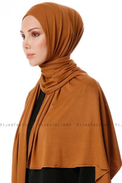 Hande - Hijab En Coton Moutarde - Gülsoy