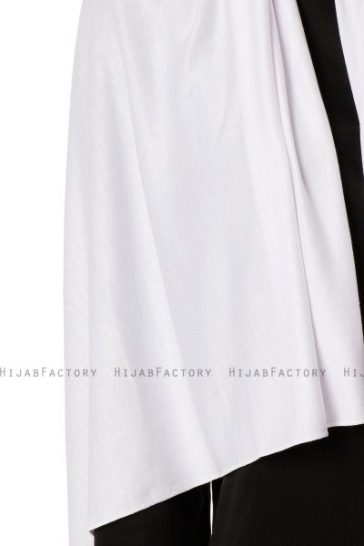 Hande - Hijab En Coton Blanc - Gülsoy