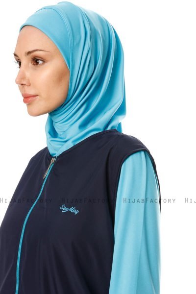 Hatice - Burkini Bleu Marin Sombre - Seamay