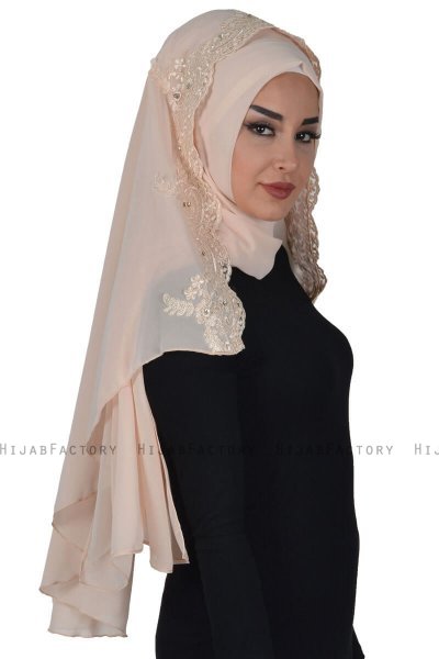 Helena - Hijab Pratique Beige - Ayse Turban