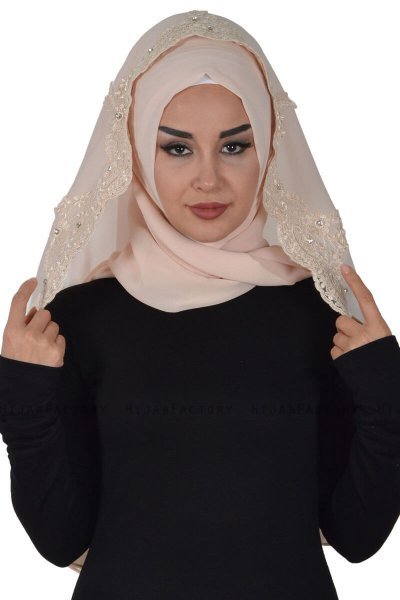 Helena - Hijab Pratique Beige - Ayse Turban