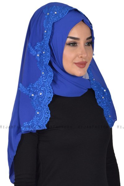 Helena - Hijab Pratique Bleu - Ayse Turban