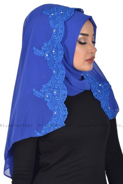 Helena - Hijab Pratique Bleu - Ayse Turban