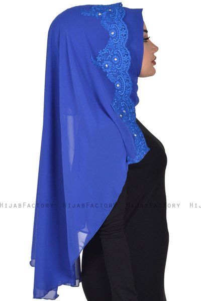 Helena - Hijab Pratique Bleu - Ayse Turban