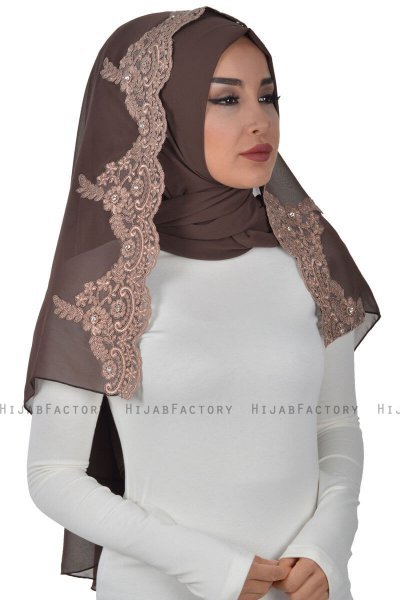 Helena - Hijab Pratique Marron - Ayse Turban