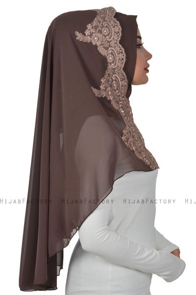 Helena - Hijab Pratique Marron - Ayse Turban