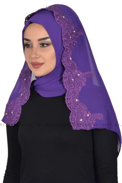 Helena - Hijab Pratique Violet - Ayse Turban