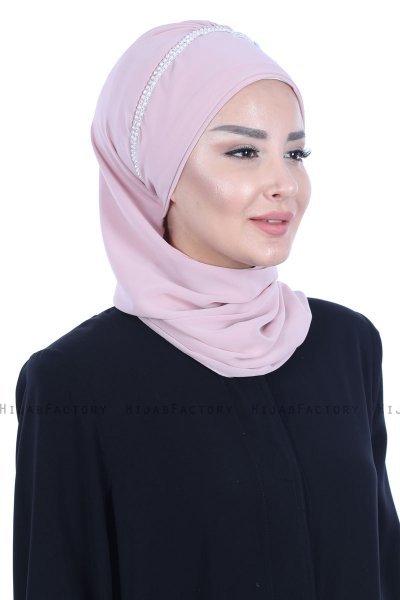 Hillevi - Turban Instant Chiffon Vieux Rose
