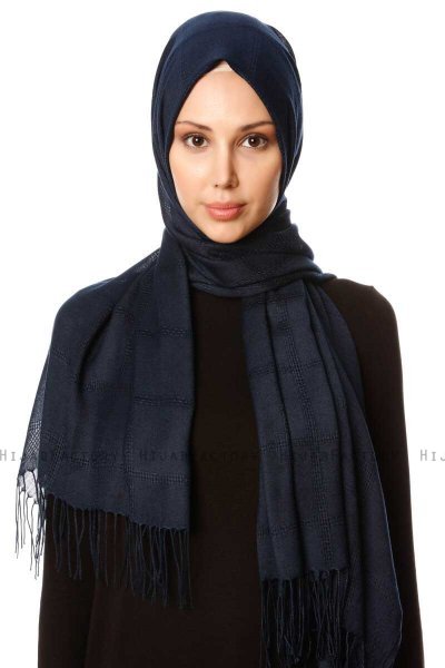 Huriye - Hijab Bleu Marin - Özsoy