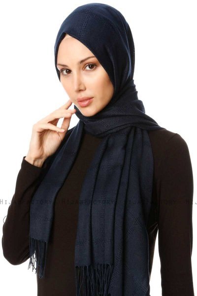Huriye - Hijab Bleu Marin - Özsoy