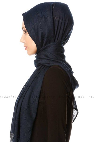 Huriye - Hijab Bleu Marin - Özsoy