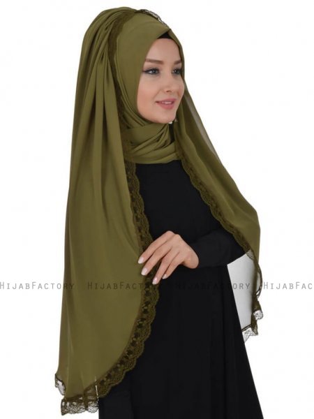 Ida Khaki Praktisk Hijab Ayse Turban 328504cc