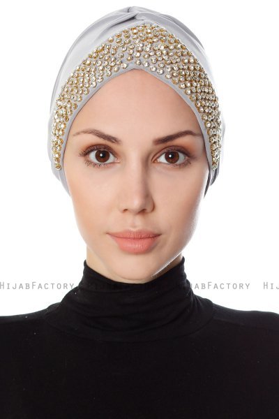 Irmak - Turban Gris Clair