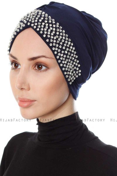 Irmak - Turban Bleu Marin
