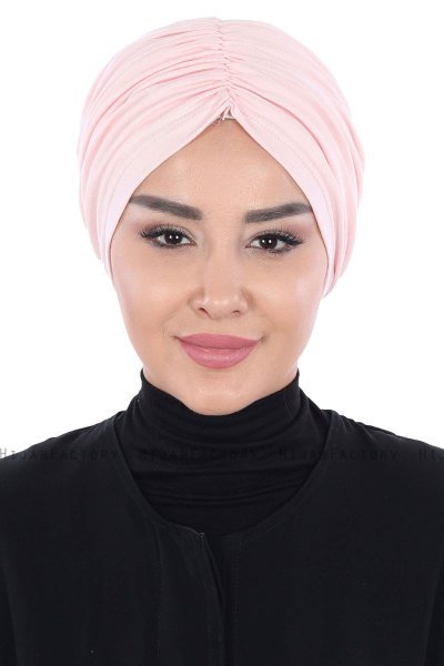Jill - Turban En Coton Vieux Rose - Ayse Turban
